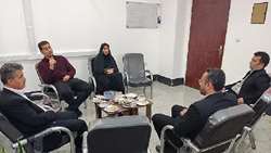 دیدار مدیر شبکه بهداشت و درمان شهرستان سرخه با رئیس دادگستری شهرستان 